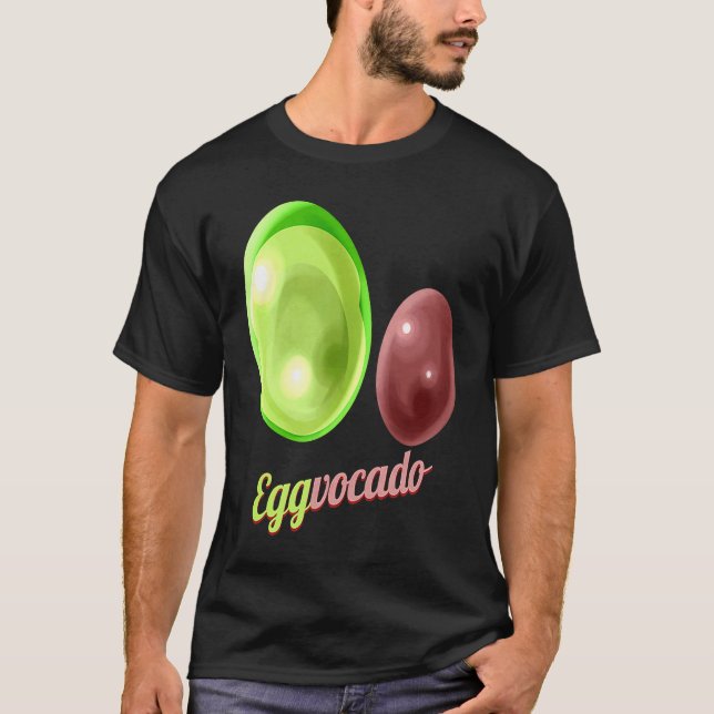 Camiseta Eggs Painted As Avocado Eggvocado For Hunt on Eggs (Anverso)