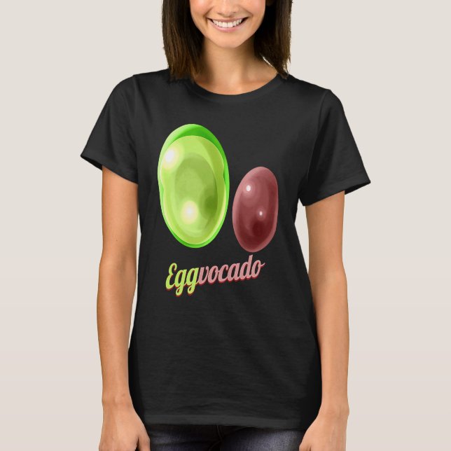 Camiseta Eggs Painted As Avocado Eggvocado For Hunt on Eggs (Anverso)