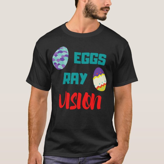 Camiseta Eggs Ray Vision Easter Graphic (Anverso)
