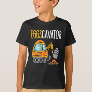 Camiseta Eggscavator Easter Excavator Construction