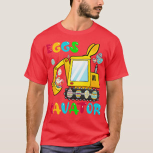 Camiseta EggsCavator Happy Easter Funny Excavator Hunting E