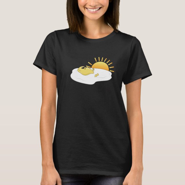 Camiseta Eggspensive Eggs u201CKeep On The Sunny Sideu201D (Anverso)