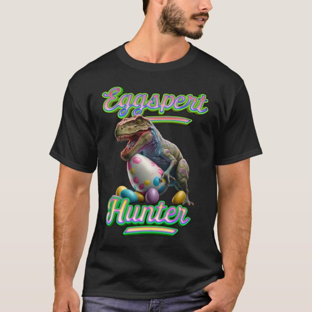 Camiseta Eggspert Easter Eggs Hunter Easter Dinosaur Egg  5 (Anverso)