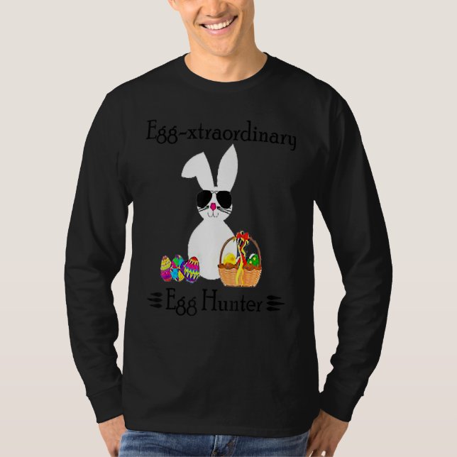 Camiseta Eggspert Egg Hunter Easter T Boy Chica Guay Bunny  (Anverso)