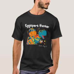 Camiseta Eggspert Hunter T Rex Dinosaur Funny Easter Day Sc