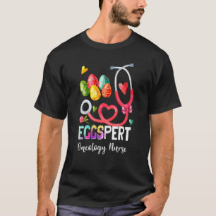 Camiseta Eggspert Oncology Nurse Bunny Stethoscope Pascua D