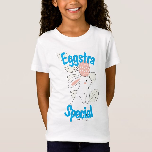Camiseta Eggstra Especial Bunny Kids T-Shirt (Anverso)
