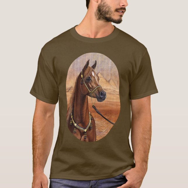 Camiseta egipcia del caballo de princesa Arabian (Anverso)
