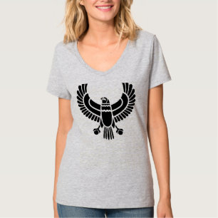 Camiseta egipcia del halcón