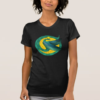Camiseta egipcia serpenteada