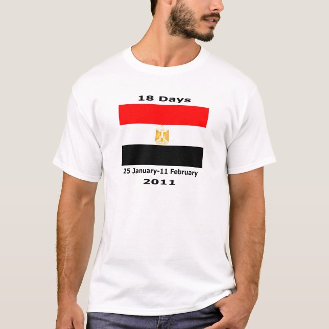 Camiseta Egipto 18 días CUART (Anverso)