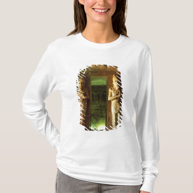 Camiseta Egipto, Abu Simbel, Estatua de Ramsés II, (Anverso)