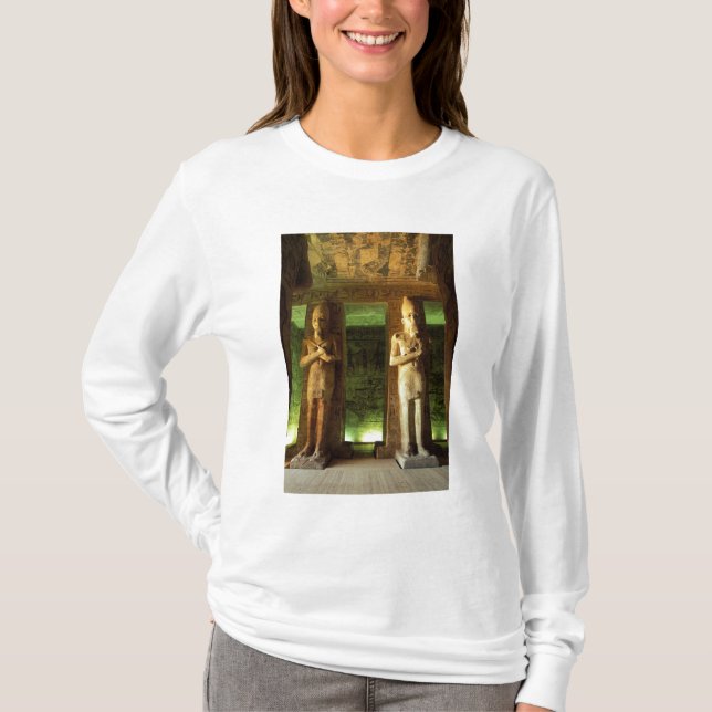 Camiseta Egipto, Abu Simbel, Estatua de Ramsés II, (Anverso)