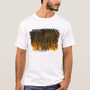 Camiseta Egipto, Abu Simbel, Fachada iluminada de la pequeñ