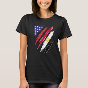 Camiseta Egipto Bandera Americana Groenlandia Estados Unido
