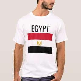 Camiseta Egipto // Bandera Nacional del País Mundial
