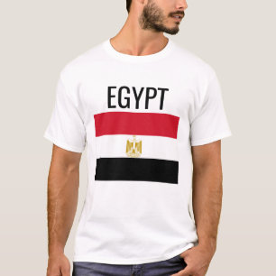 Camiseta Egipto // Bandera Nacional del País Mundial