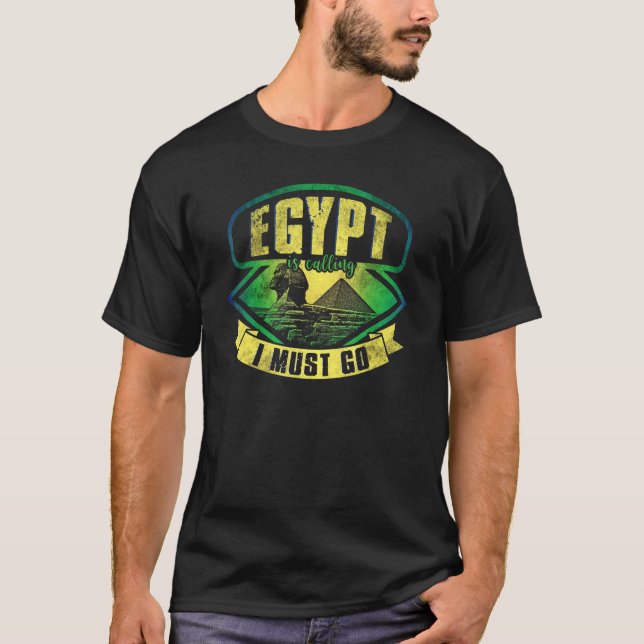 Camiseta Egipto dice que debo irme (Anverso)