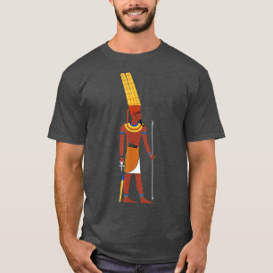 Camiseta Egipto, Dios egipcio amun Rey deidad cetro Tshir