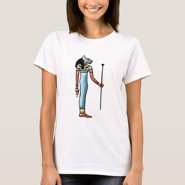 Camiseta Egipto diosa Bastet egypt goddess (Anverso)