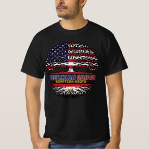 Camiseta Egipto Egipto EE.UU. EE.UU. EE.UU. Árbol de EE.UU.