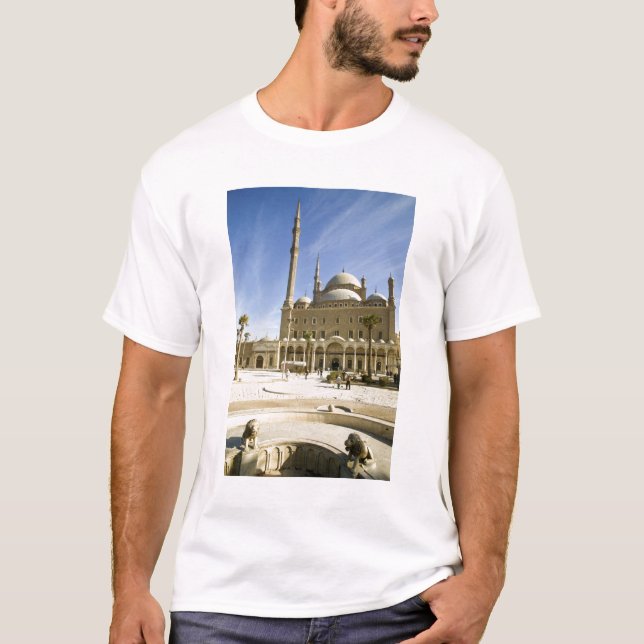 Camiseta Egipto, El Cairo. La imponente mezquita Mohammed A (Anverso)