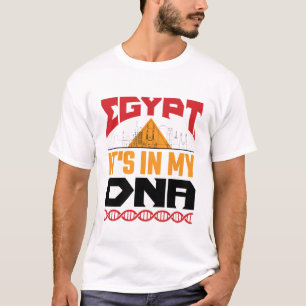 Camiseta Egipto Está En Mi ADN Patrimonio Egipcio Raíces