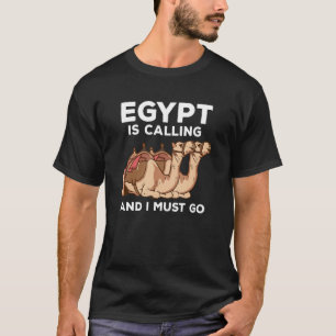 Camiseta Egipto está llamando y debo irme egipcio