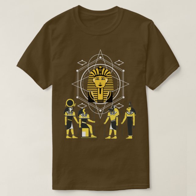 Camiseta Egipto: Faraón pirámides (Diseño del anverso)
