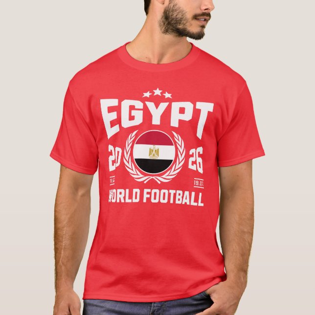 Camiseta Egipto Fútbol 2026 (Anverso)