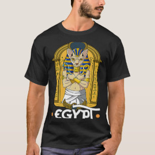 Camiseta Egipto Gato egipcio Sfinx Faraón 1