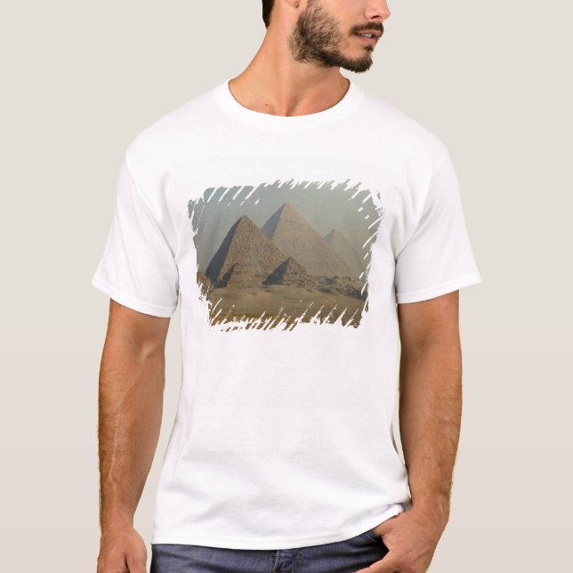 Camiseta Egipto, Giza, complejo pirámides de Giza (Anverso)