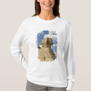 Camiseta Egipto, Giza. La gran Esfinge se eleva sobre la