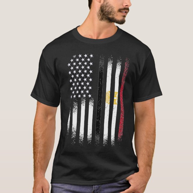 Camiseta Egipto: Mes de la Herencia Americana Egipto Patrio (Anverso)