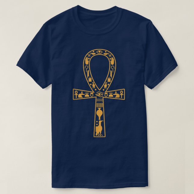 Camiseta Egipto Ojo Ankh De Horus Faraón El Cairo Esfinge E (Diseño del anverso)