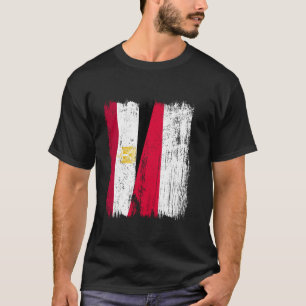 Camiseta Egipto Polonia Media Bandera Ascendencia Egipcia P
