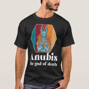 Camiseta Egipto Retro Anubis Egiptología Dios del Faraón Mu