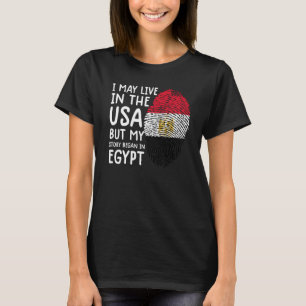 Camiseta Egipto Tee Men Egypt Flag Women