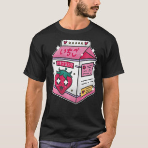 Camiseta Egirl Eboy Milk Shake Carton Cute Japanese Str