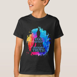 Camiseta Ego Nunca Acepta La Verdad Cita Del Budismo Yoga L