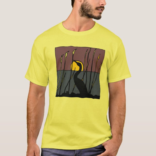 Camiseta Egret Among Reeds Tee (Anverso)