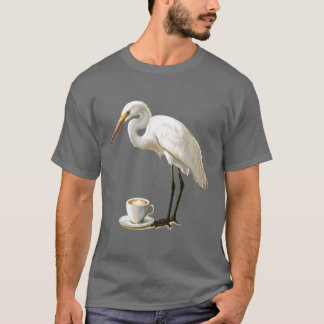 Camiseta Egret Bird boy family