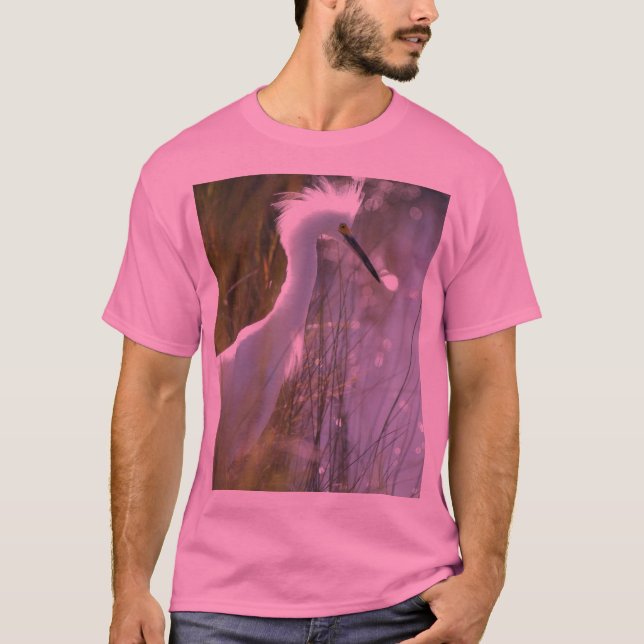 Camiseta Egret nevado (Anverso)