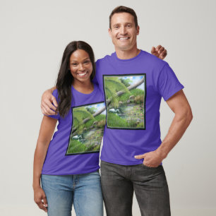 Camiseta Egret on Pond T-Shirt