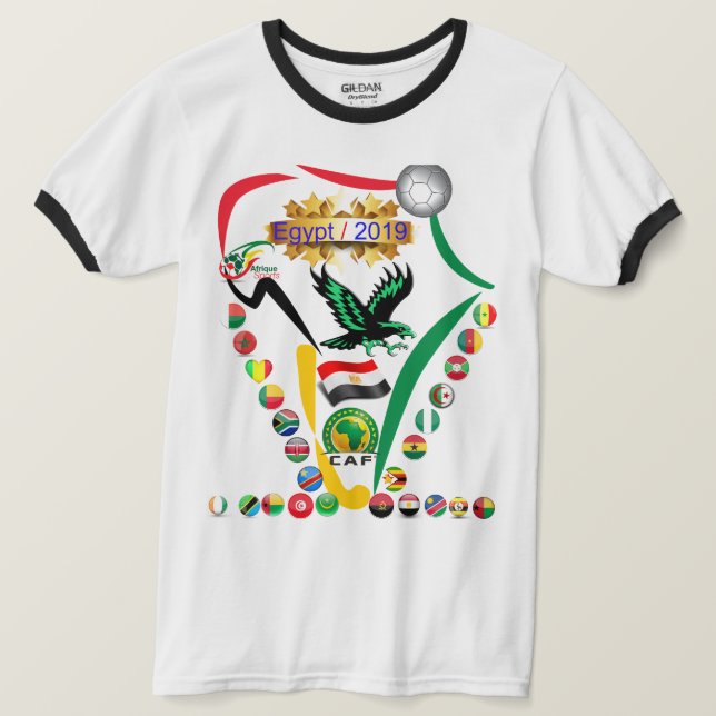 Camiseta Egypt 2019 africa cup (Anverso del diseño)