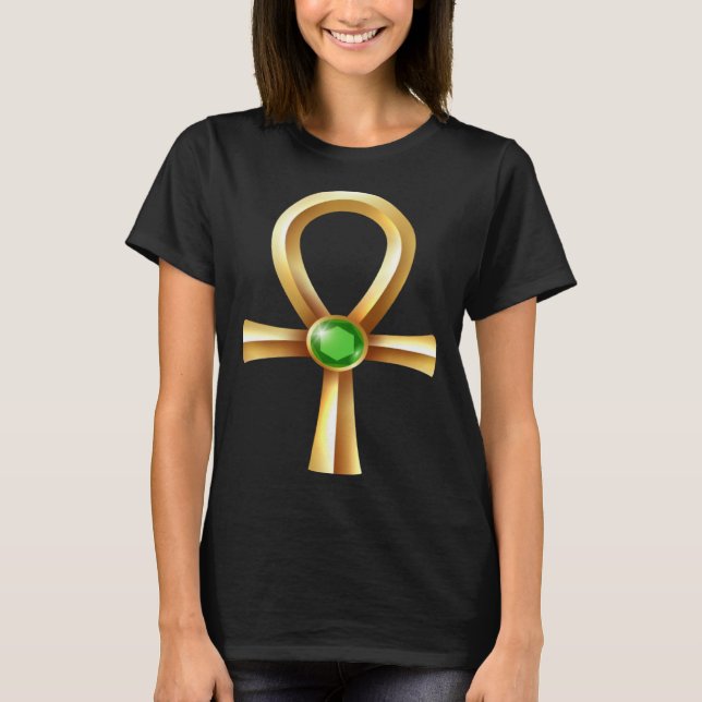 Camiseta Egyptian Ancient Hieroglyphs Egyptian Kemetic Ankh (Anverso)