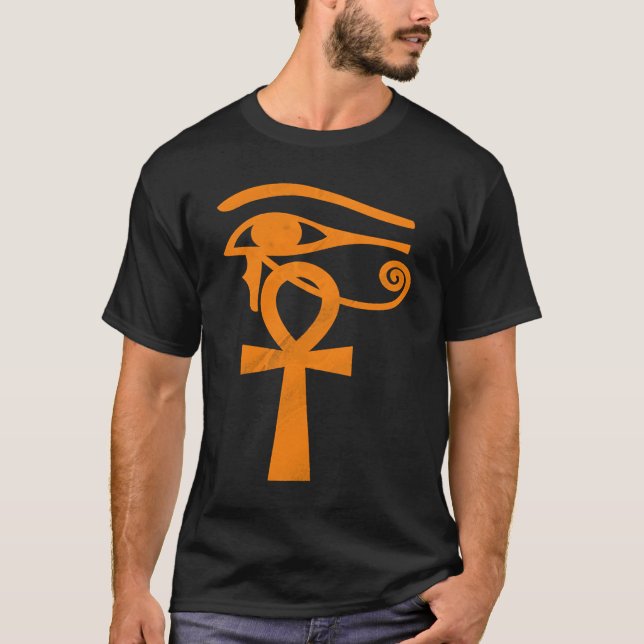 Camiseta Egyptian Eye Of Horus Ankh Egypt Archaeologist (Anverso)