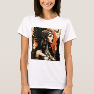 Camiseta Egyptian goddess Isis in the city