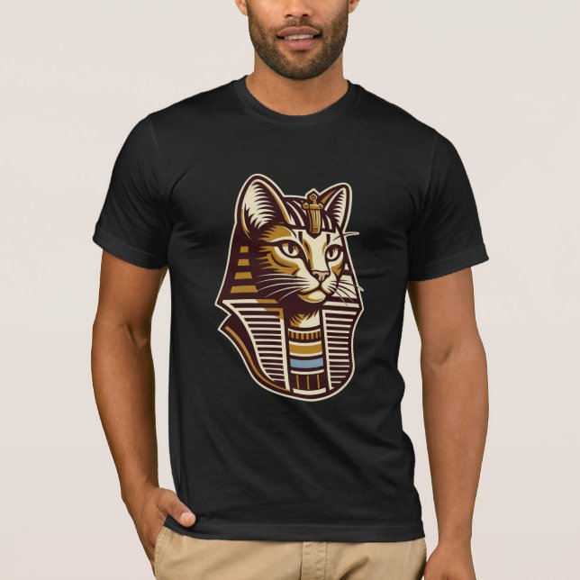 Camiseta Egyptian Pharaoh Cat T-Shirt – Ancient Egypt Cat (Anverso)