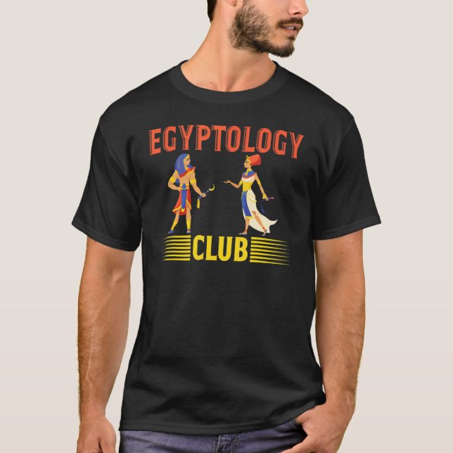 Camiseta Egyptology Club Egyptologist Pharao Tutankhamun An (Anverso)